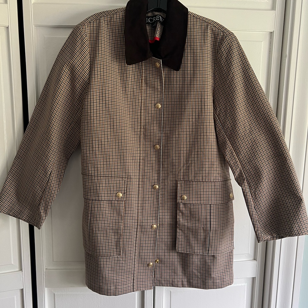 JCrew Women's Brown Checkered Jacket